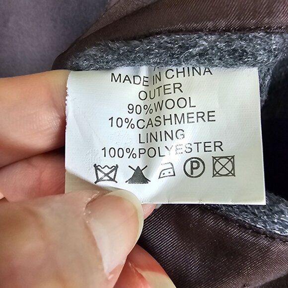 Peter Millar Crown Fleece Darien Vest Sz XL Gray Wool/Cashmere Full Zip Outdoor - Picture 6 of 9